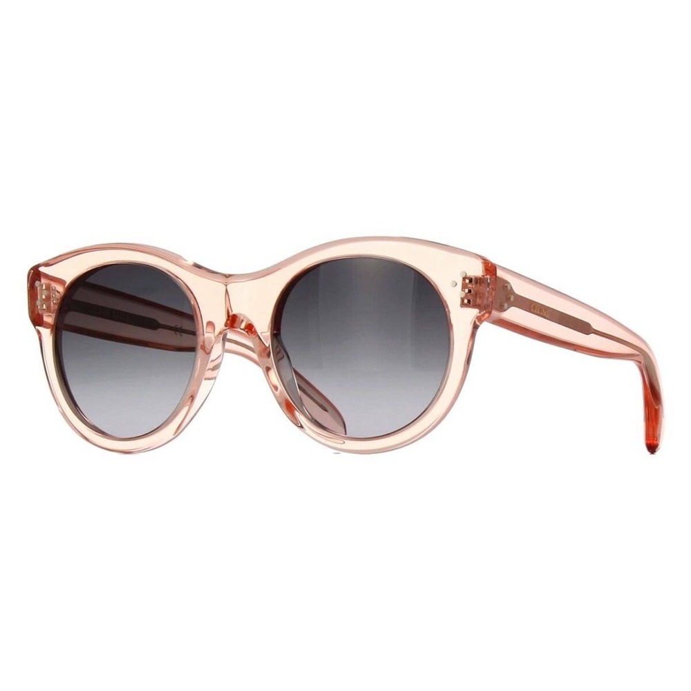 CELINE Pink Transparent Acetate Unisex Sunglasses CL40170I - Picture 4 of 12